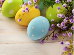 Geverfde paaseieren